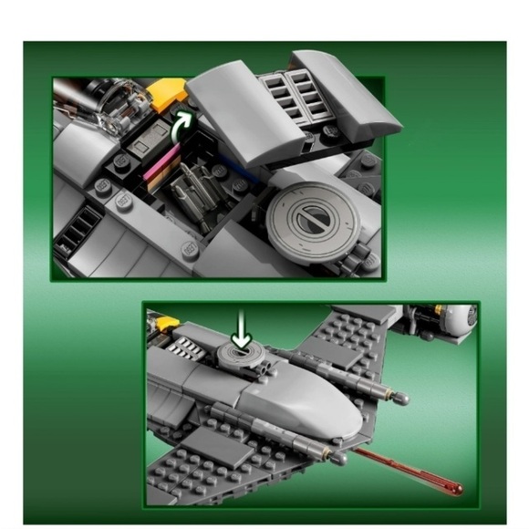 Lego NWT Star War 75325 The Mandalorian's N-1 Starfighter New In Box Building - Picture 3 of 16